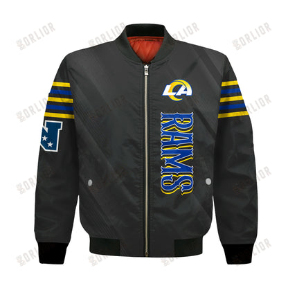 Los Angeles Rams Football Team 2024- 25 Breath Of The Idol Bomber Jacket