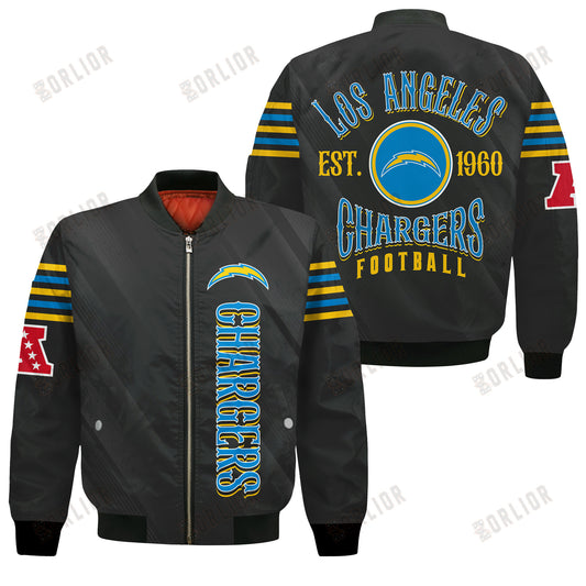 Los Angeles Chargers Football Team 2024- 25 Breath Of The Idol Bomber Jacket