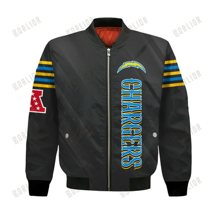 Los Angeles Chargers Football Team 2024- 25 Breath Of The Idol Bomber Jacket