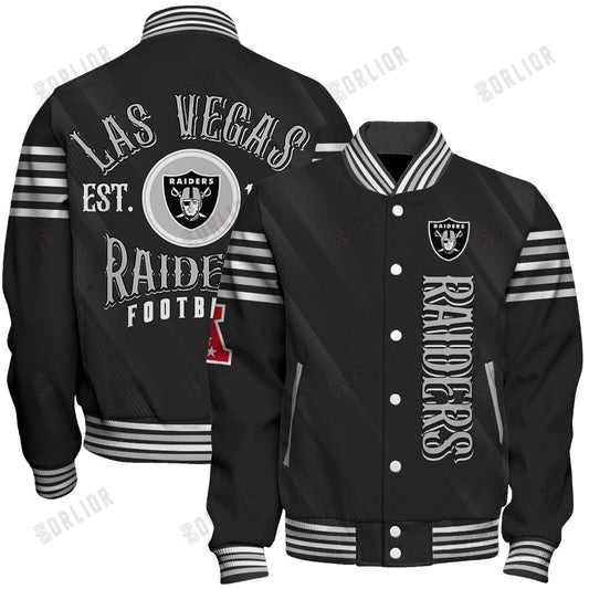 Las Vegas Raiders Football Team 2024- 25 Breath Of The Idol Unisex Varsity Jacket