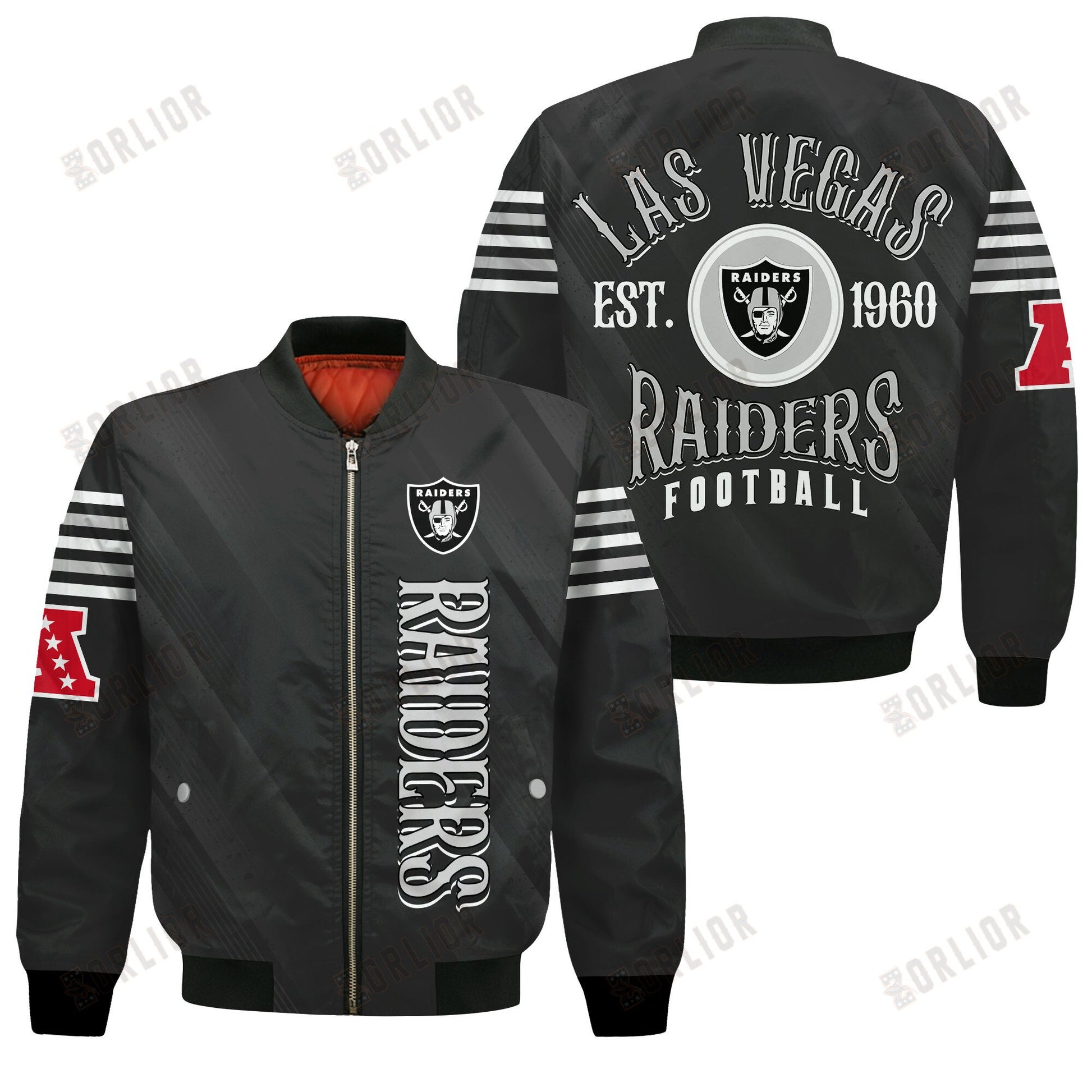 Las Vegas Raiders Football Team 2024- 25 Breath Of The Idol Bomber Jacket