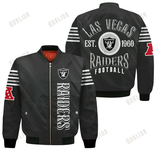 Las Vegas Raiders Football Team 2024- 25 Breath Of The Idol Bomber Jacket