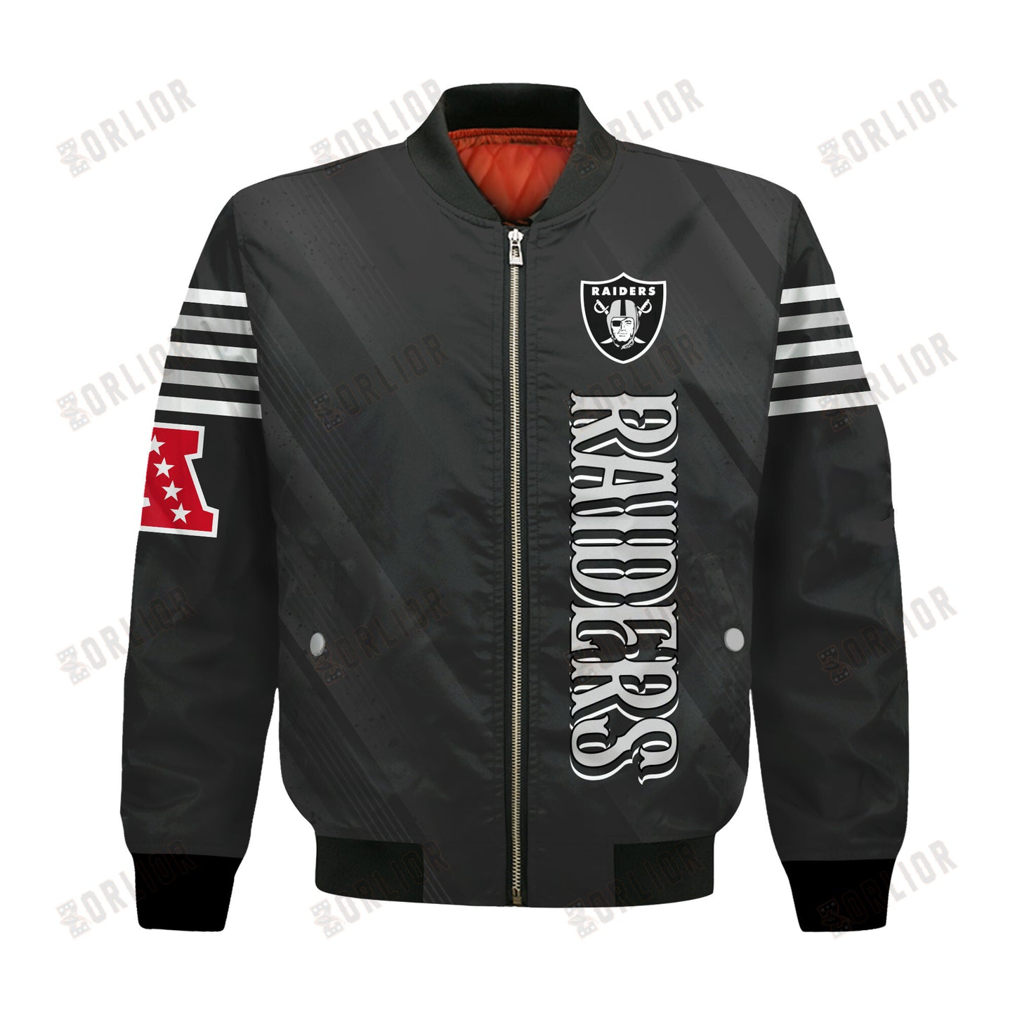 Las Vegas Raiders Football Team 2024- 25 Breath Of The Idol Bomber Jacket