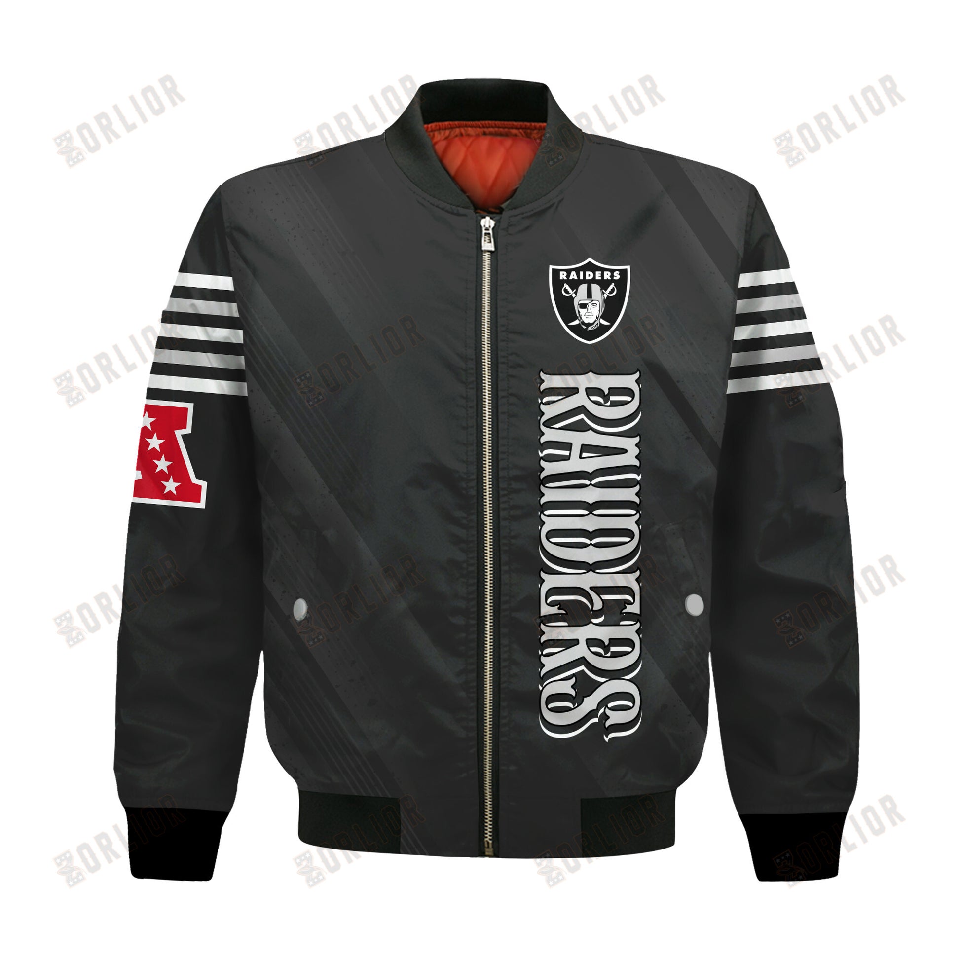 Las Vegas Raiders Football Team 2024- 25 Breath Of The Idol Bomber Jacket