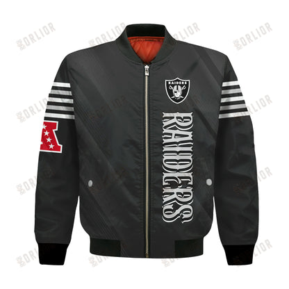 Las Vegas Raiders Football Team 2024- 25 Breath Of The Idol Bomber Jacket