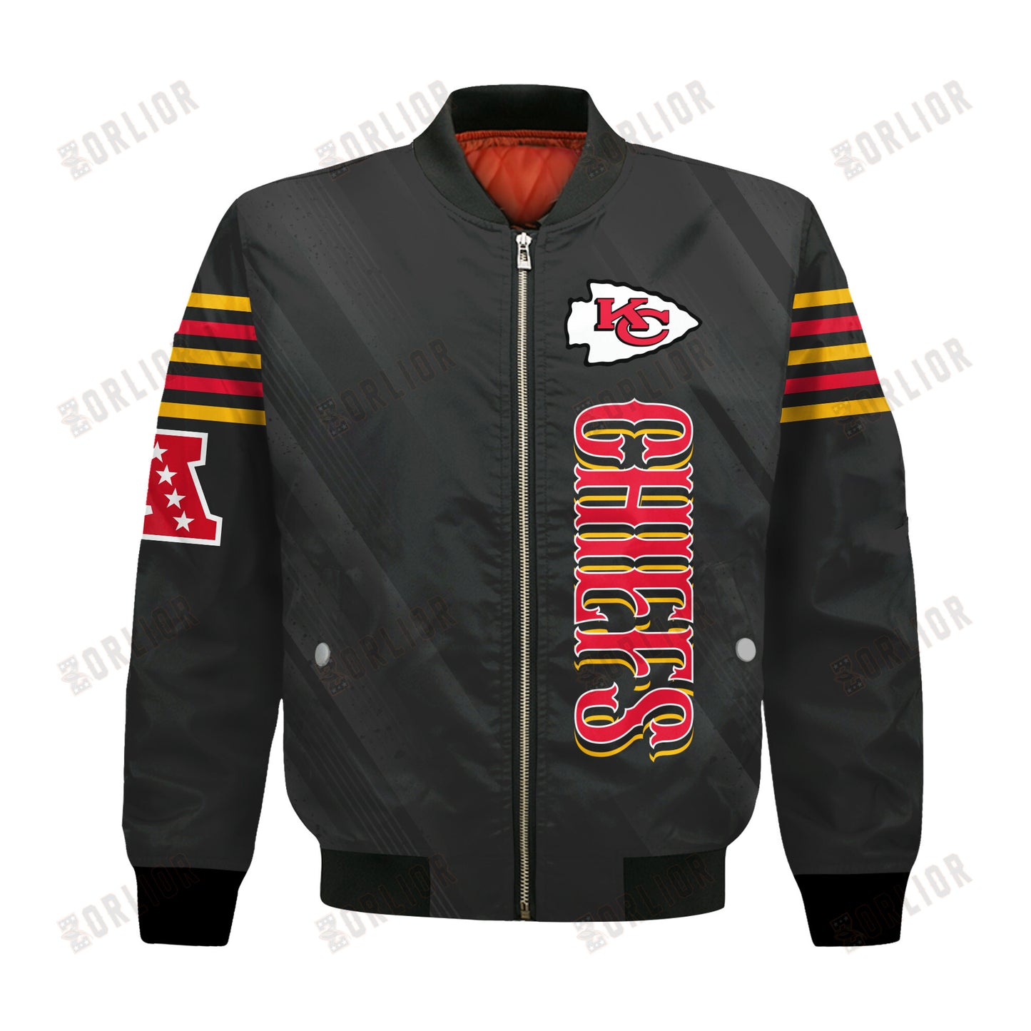 Kansas City Chiefs Football Team 2024- 25 Breath Of The Idol Bomber Jacket