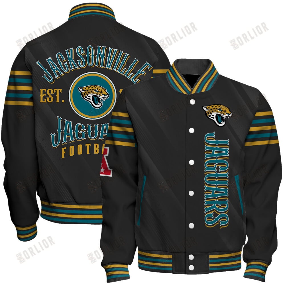 Jacksonville Jaguars Football Team 2024- 25 Breath Of The Idol Unisex Varsity Jacket