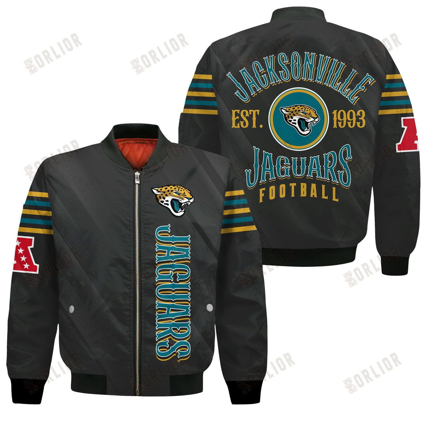 Jacksonville Jaguars Football Team 2024- 25 Breath Of The Idol Bomber Jacket