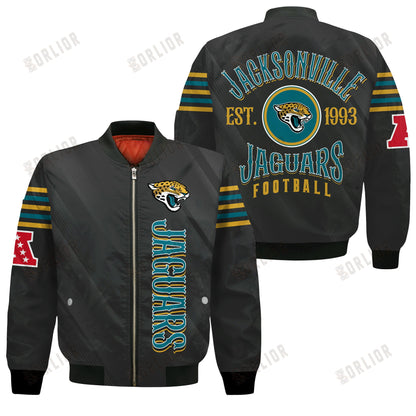 Jacksonville Jaguars Football Team 2024- 25 Breath Of The Idol Bomber Jacket