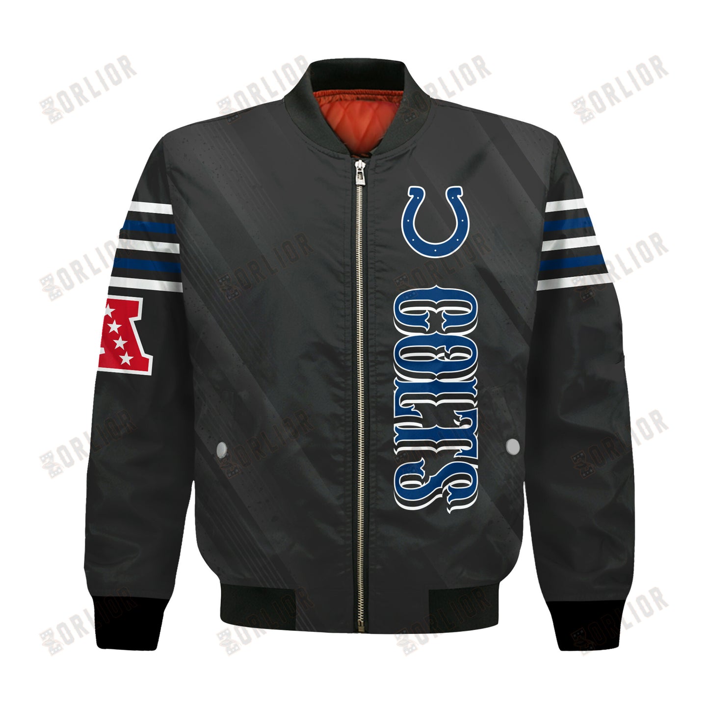 Indianapolis Colts Football Team 2024- 25 Breath Of The Idol Bomber Jacket