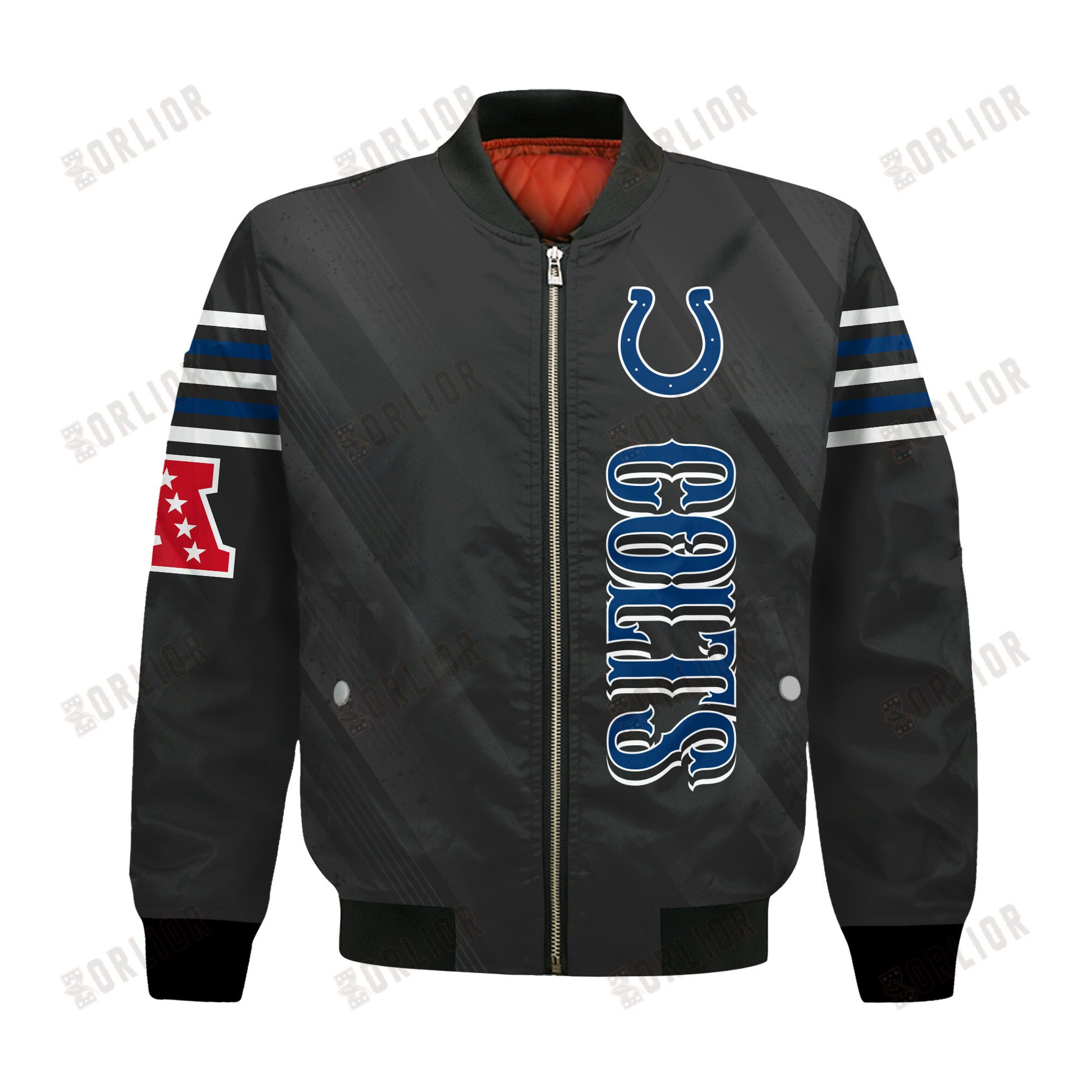 Indianapolis Colts Football Team 2024- 25 Breath Of The Idol Bomber Jacket