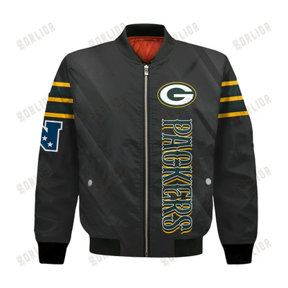 Green Bay Packers Football Team 2024- 25 Breath Of The Idol Bomber Jacket