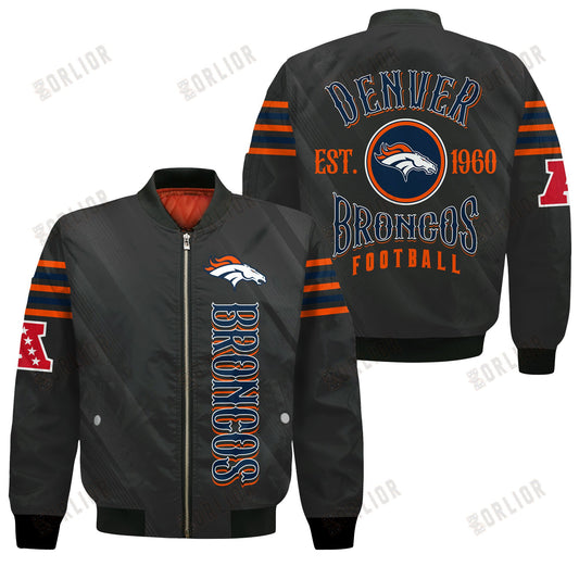 Denver Broncos Football Team 2024- 25 Breath Of The Idol Bomber Jacket