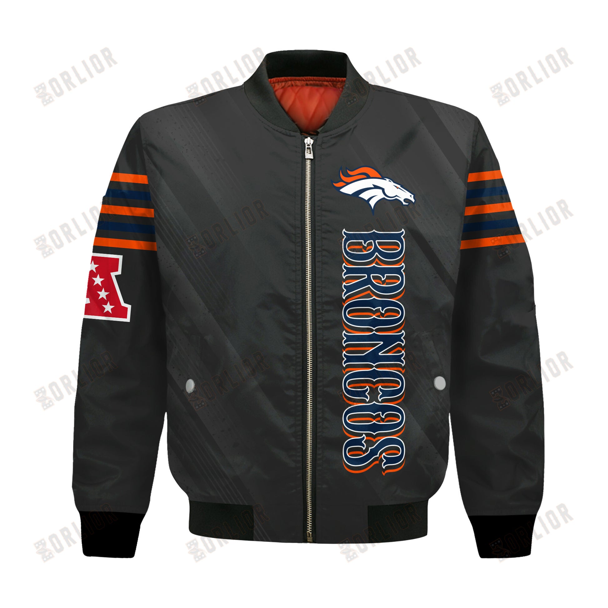 Denver Broncos Football Team 2024- 25 Breath Of The Idol Bomber Jacket