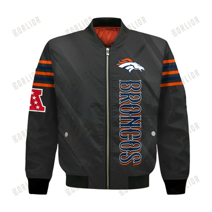 Denver Broncos Football Team 2024- 25 Breath Of The Idol Bomber Jacket