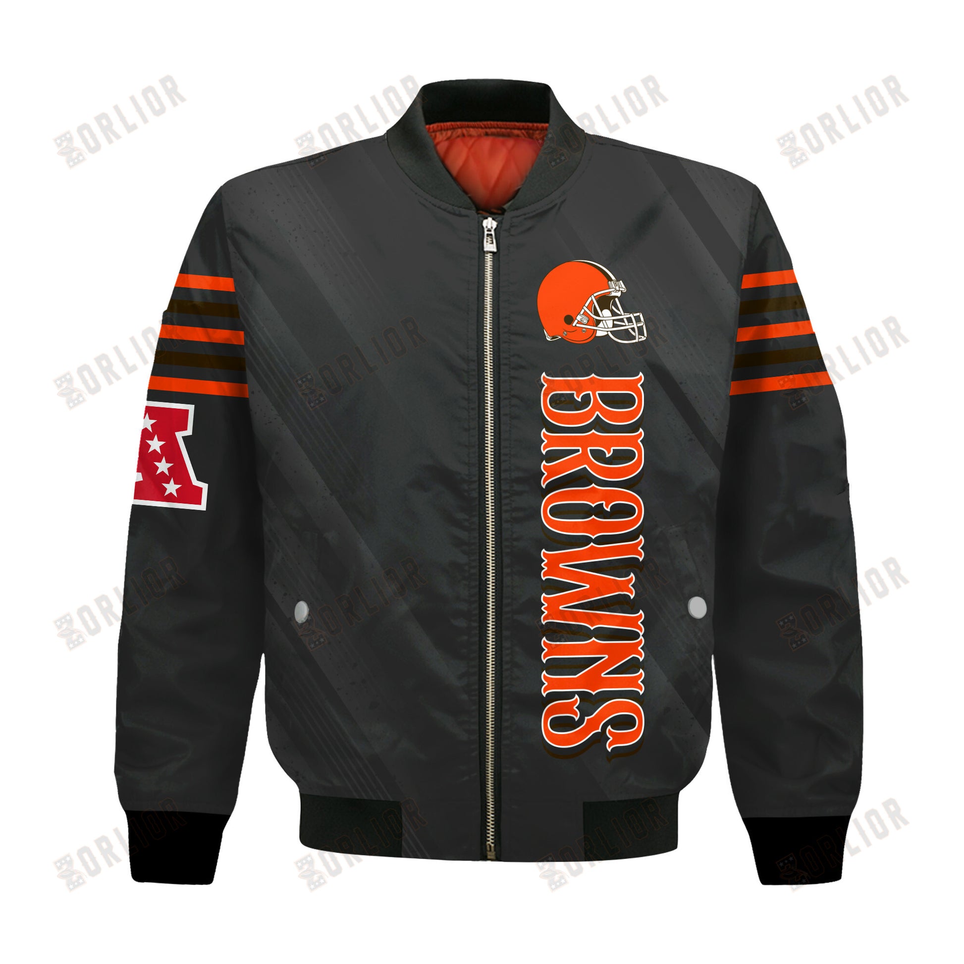 Cleveland Browns Football Team 2024- 25 Breath Of The Idol Bomber Jacket
