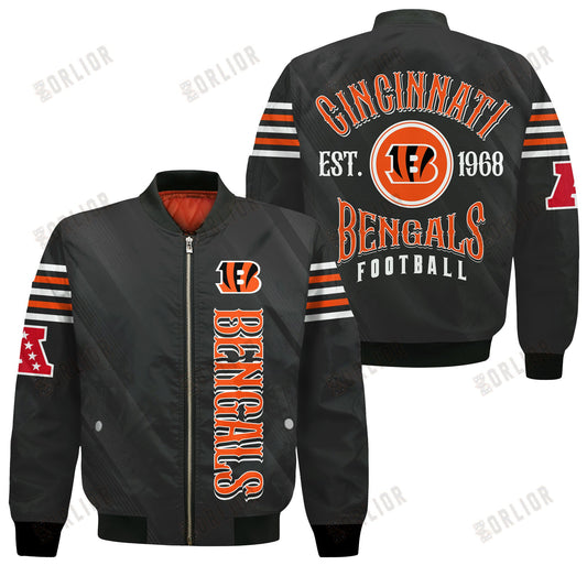 Cincinnati Bengals Football Team 2024- 25 Breath Of The Idol Bomber Jacket