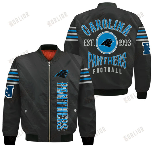 Carolina Panthers Football Team 2024- 25 Breath Of The Idol Bomber Jacket