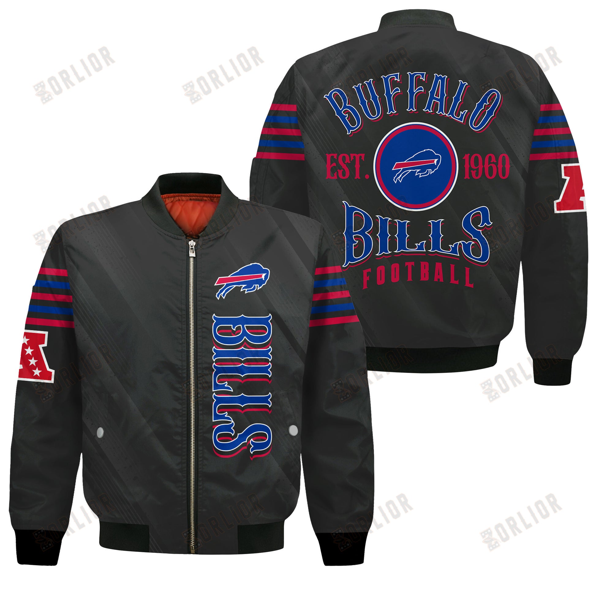 Buffalo Bills Football Team 2024- 25 Breath Of The Idol Bomber Jacket