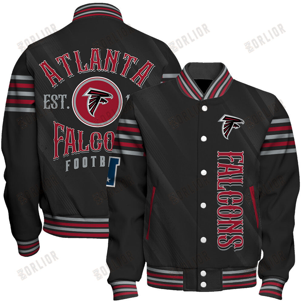 Atlanta Falcons Football Team 2024- 25 Breath Of The Idol Unisex Varsity Jacket