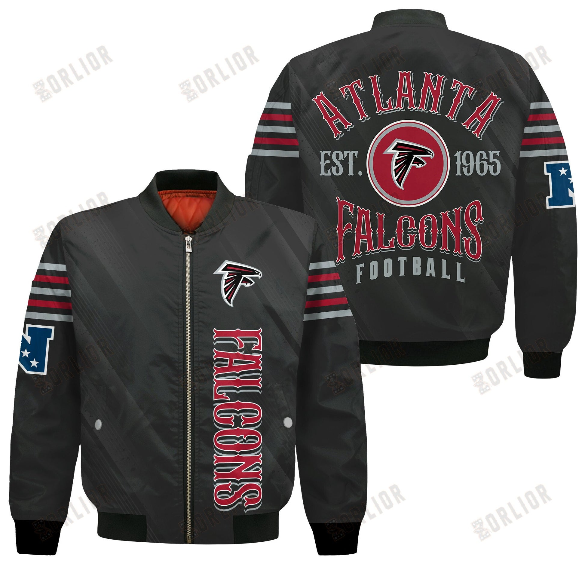 Atlanta Falcons Football Team 2024- 25 Breath Of The Idol Bomber Jacket