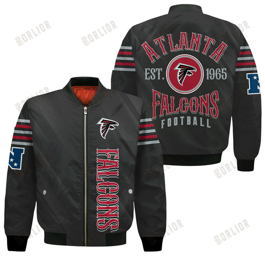 Atlanta Falcons Football Team 2024- 25 Breath Of The Idol Bomber Jacket