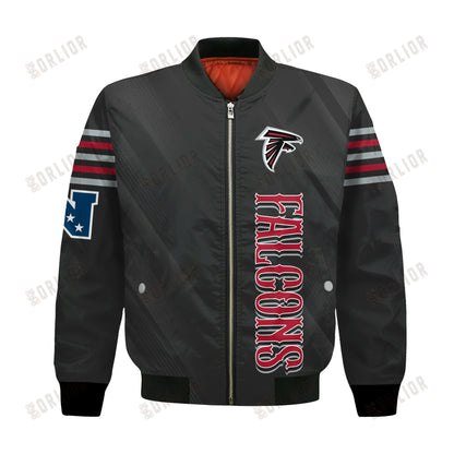 Atlanta Falcons Football Team 2024- 25 Breath Of The Idol Bomber Jacket