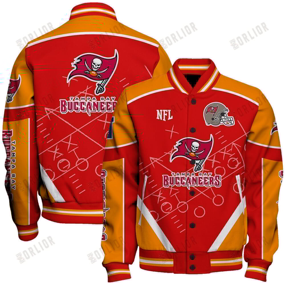 Tampa Bay Buccaneers Football Team 2024- 25 The Heat Of The New Season Unisex Varsity Jacket