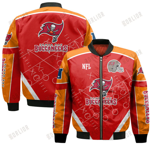 Tampa Bay Buccaneers Football Team 2024- 25 The Heat Of The New Season Bomber Jacket
