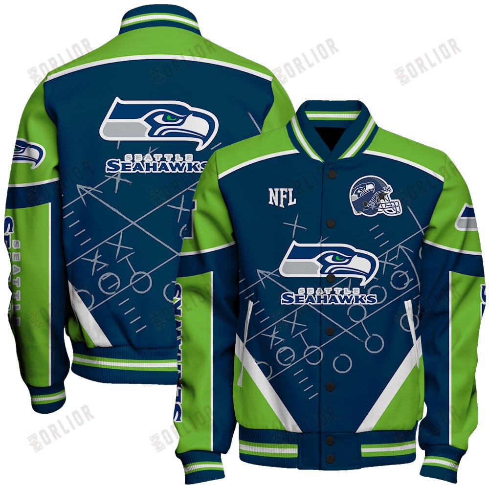 Seattle Seahawks Football Team 2024- 25 The Heat Of The New Season Unisex Varsity Jacket
