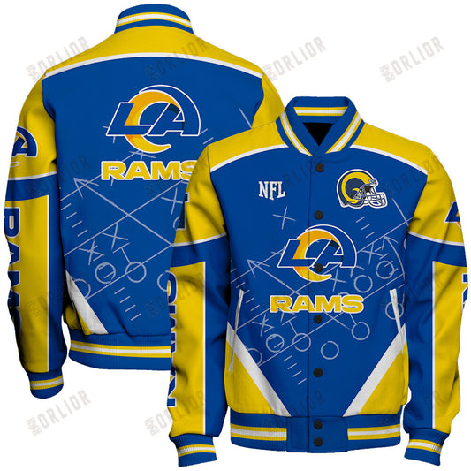 Los Angeles Rams Football Team 2024- 25 The Heat Of The New Season Unisex Varsity Jacket