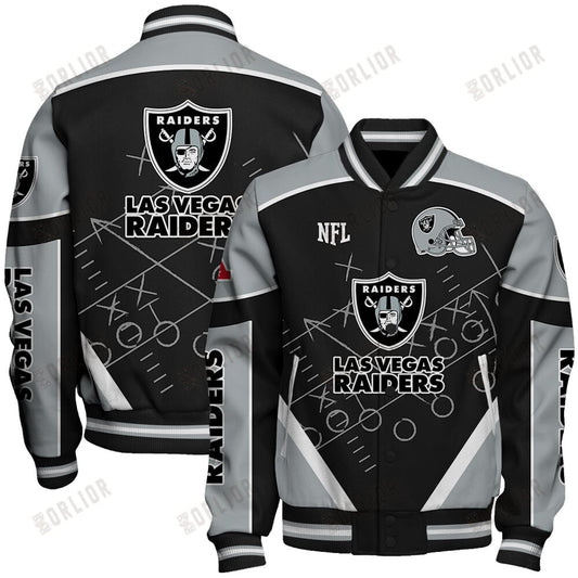 Las Vegas Raiders Football Team 2024- 25 The Heat Of The New Season Unisex Varsity Jacket
