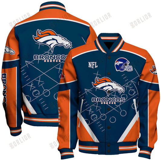 Denver Broncos Football Team 2024- 25 The Heat Of The New Season Unisex Varsity Jacket