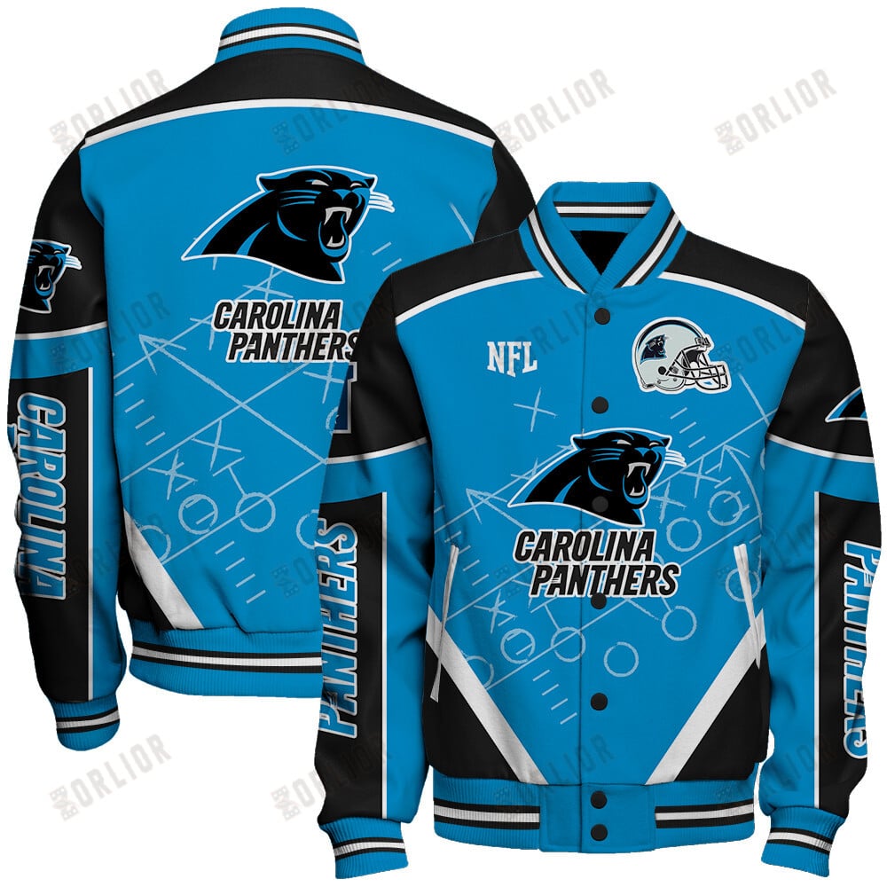 Carolina Panthers Football Team 2024- 25 The Heat Of The New Season Unisex Varsity Jacket
