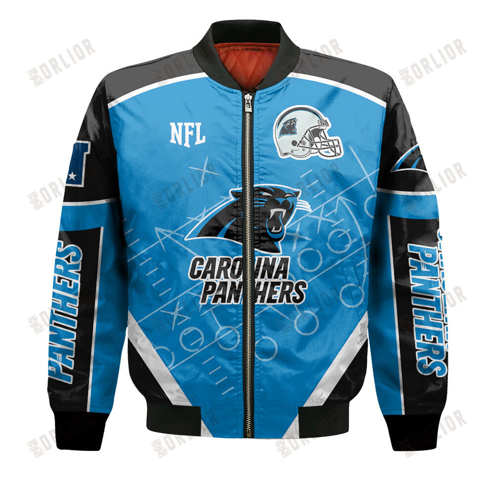 Carolina Panthers Football Team 2024- 25 The Heat Of The New Season Bomber Jacket