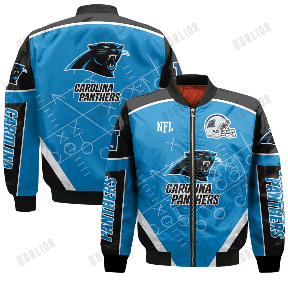 Carolina Panthers Football Team 2024- 25 The Heat Of The New Season Bomber Jacket