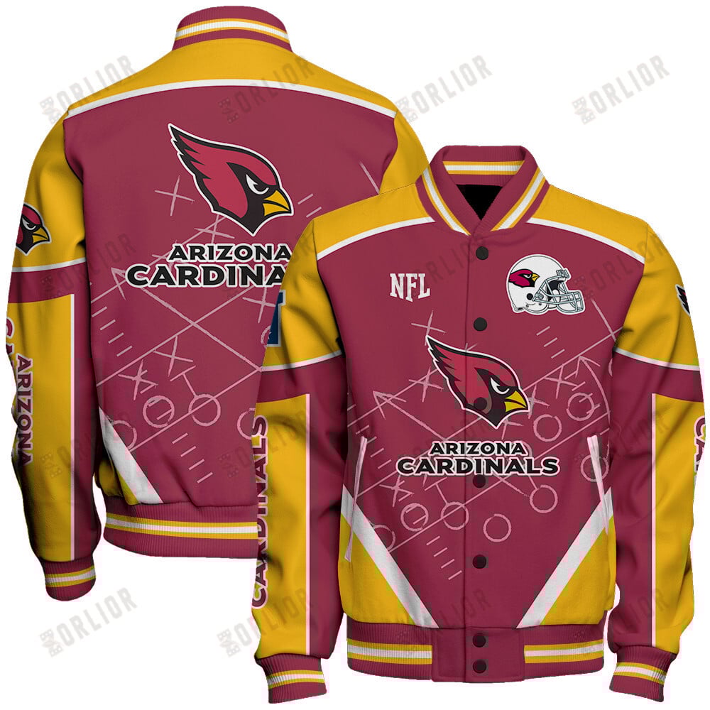 Arizona Cardinals Football Team 2024- 25 The Heat Of The New Season Unisex Varsity Jacket
