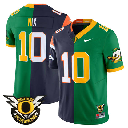 Oregon Ducks Split Vapor Limited Jersey - All Stitched