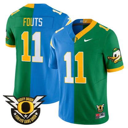 Oregon Ducks Split Vapor Limited Jersey - All Stitched