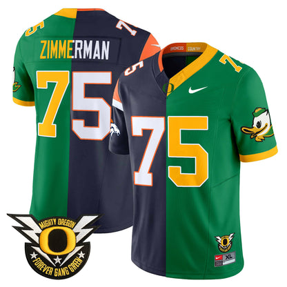 Oregon Ducks Split Vapor Limited Jersey - All Stitched