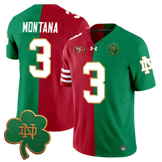 Notre Dame Fighting Irish Split Vapor Limited Jersey - All Stitched