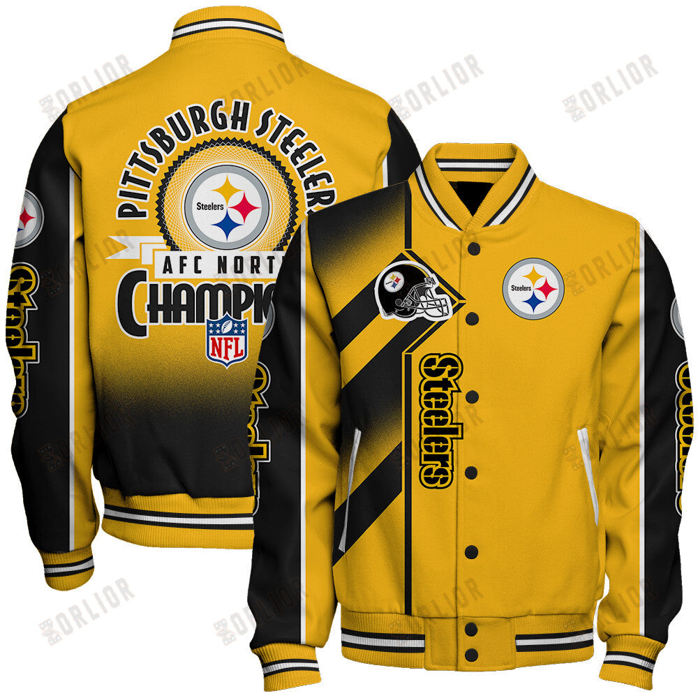 Pittsburgh Steelers Football Team 2024- 25 We Did It Unisex Varsity Jacket
