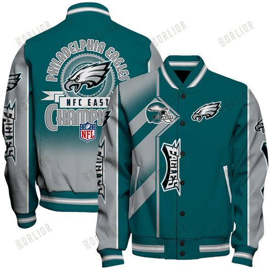 Philadelphia Eagles Football Team 2024- 25 We Did It Unisex Varsity Jacket