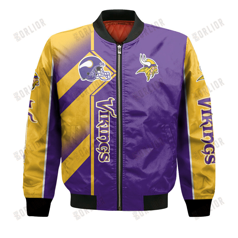 Minnesota Vikings Football Team 2024- 25 We Did It Bomber Jacket