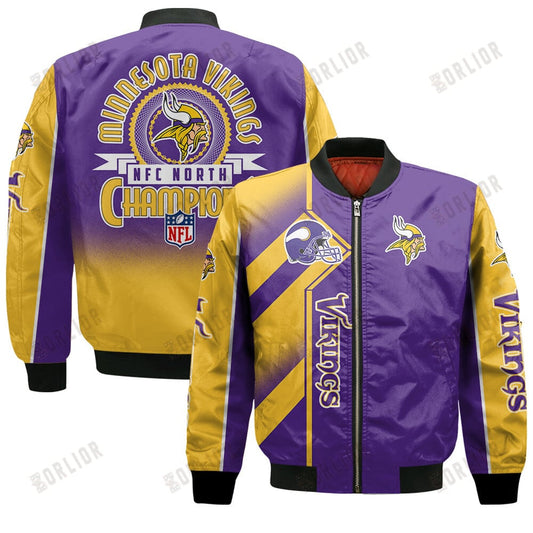 Minnesota Vikings Football Team 2024- 25 We Did It Bomber Jacket