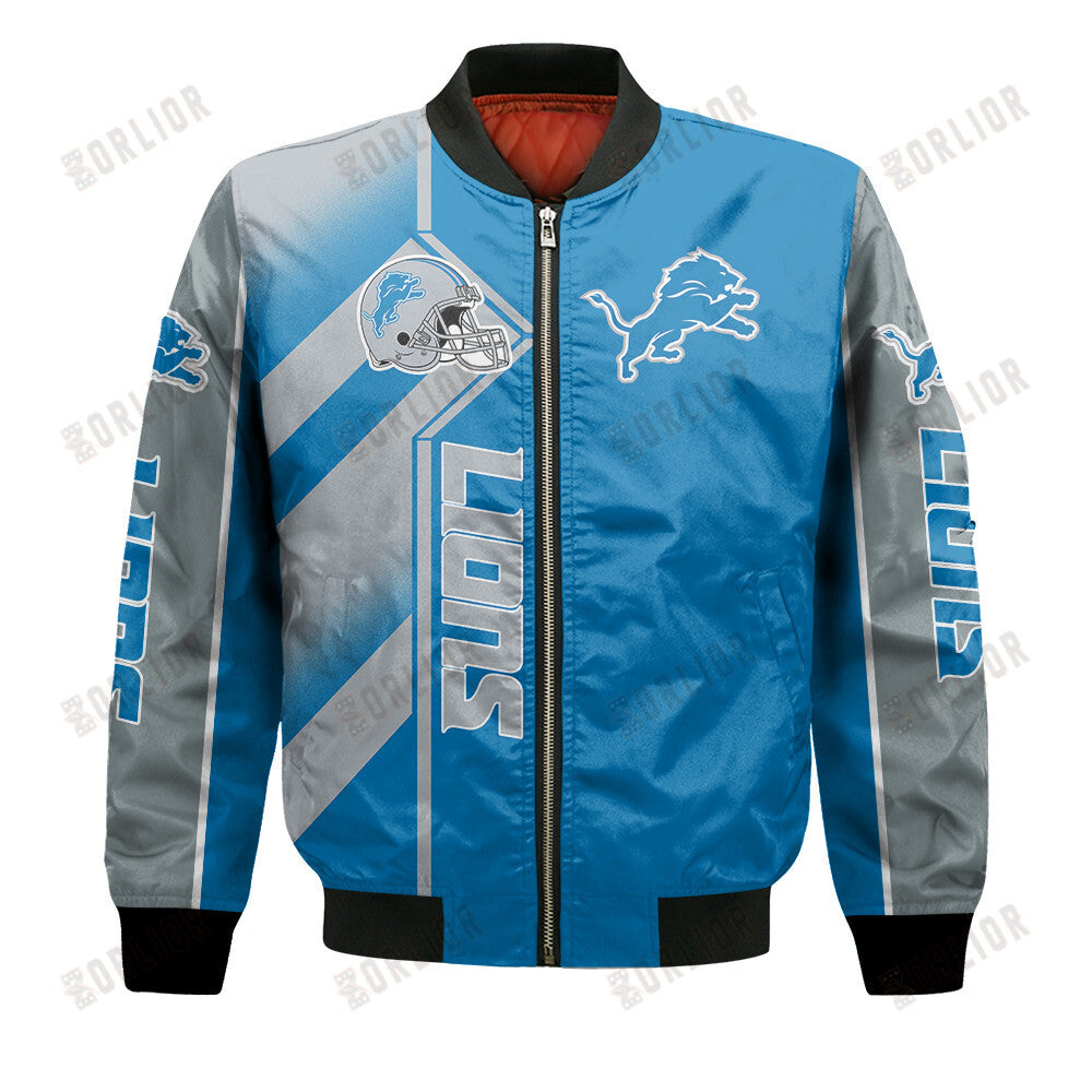 Detroit Lions Football Team 2024- 25 We Did It Bomber Jacket