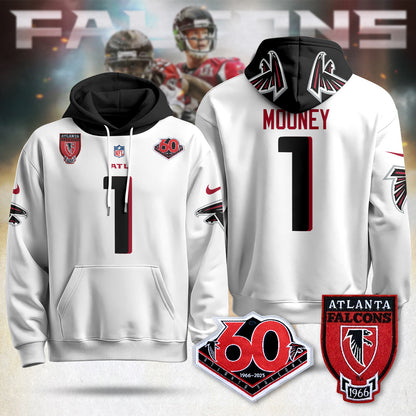 Atlanta Falcons 60th Season Pullover Hoodie - All Stitched