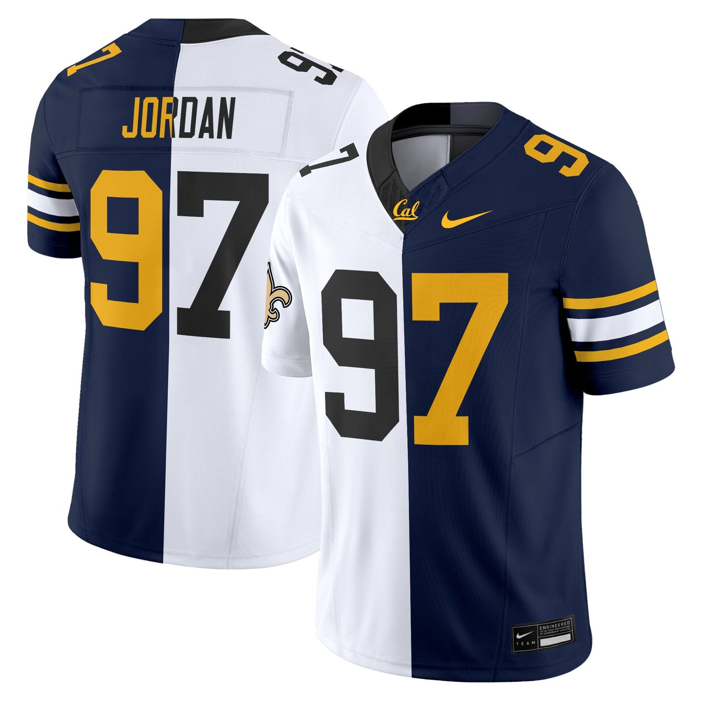 California Golden Bears Split Vapor Limited Jersey - All Stitched