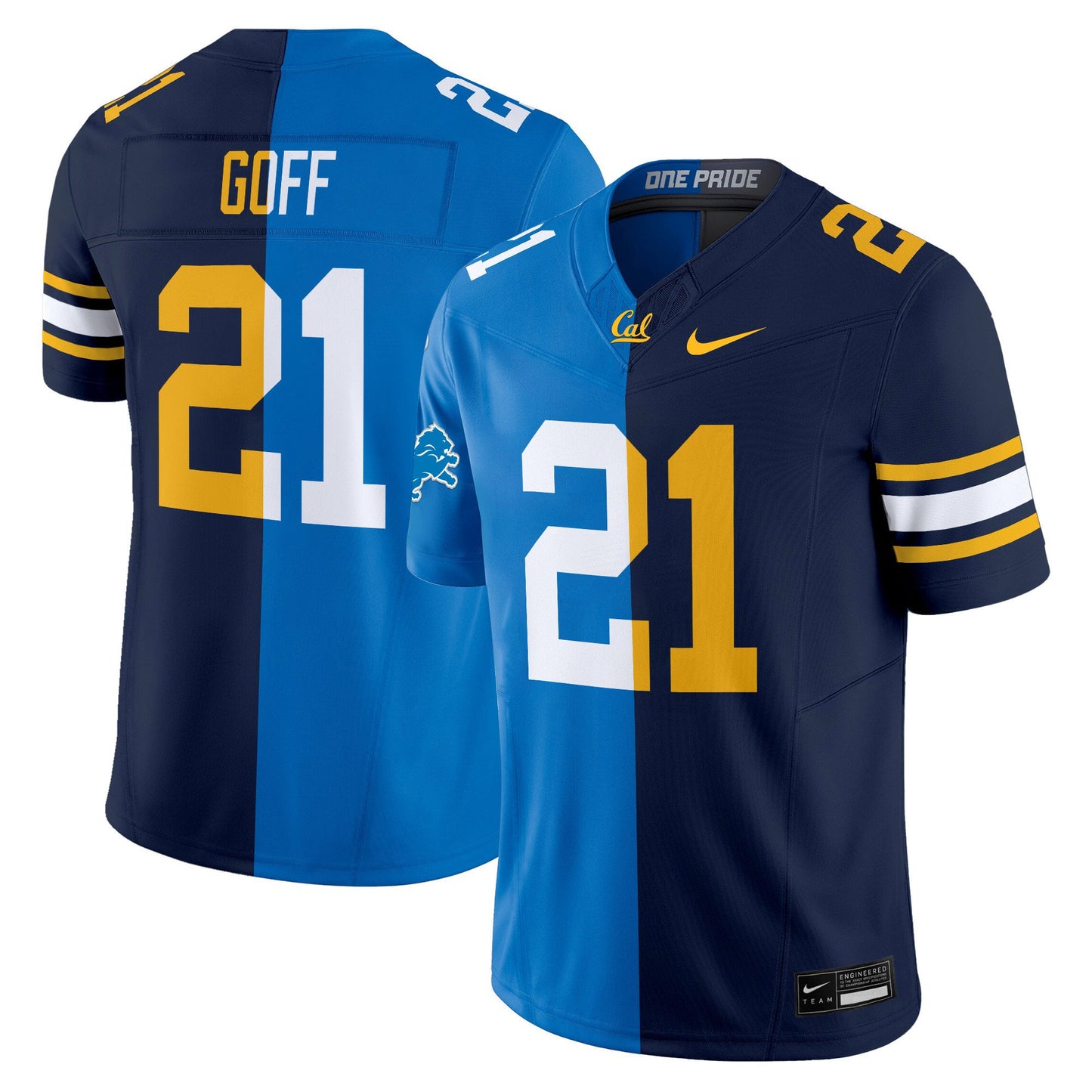 California Golden Bears Split Vapor Limited Jersey - All Stitched