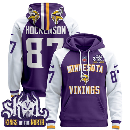 Minnesota Vikings 2024 Pullover Hoodie V4 - All Stitched